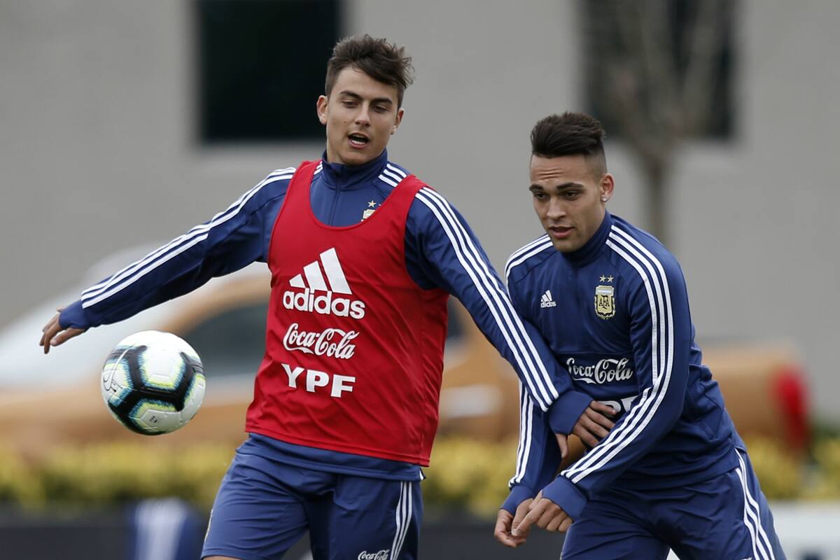 Socios para el ataque de la selección: Paulo Dybala y Lautaro Martínez