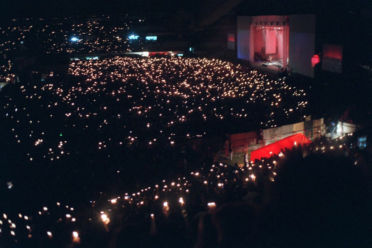 Soda Stereo en despedida del 97 en River