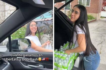 Sofi y Juan son latinos y cuentan cuánto ganan trabajando en Uber Eats y DoorDash