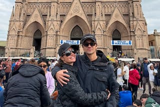 Sofía Jiménez cumplió su promesa y realizó la Peregrinación a Luján con su novio