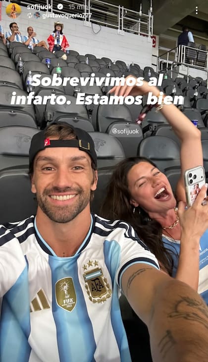 Sofía "Jujuy" Jiménez y su pareja, Gustavo Qüerio Hormaechea