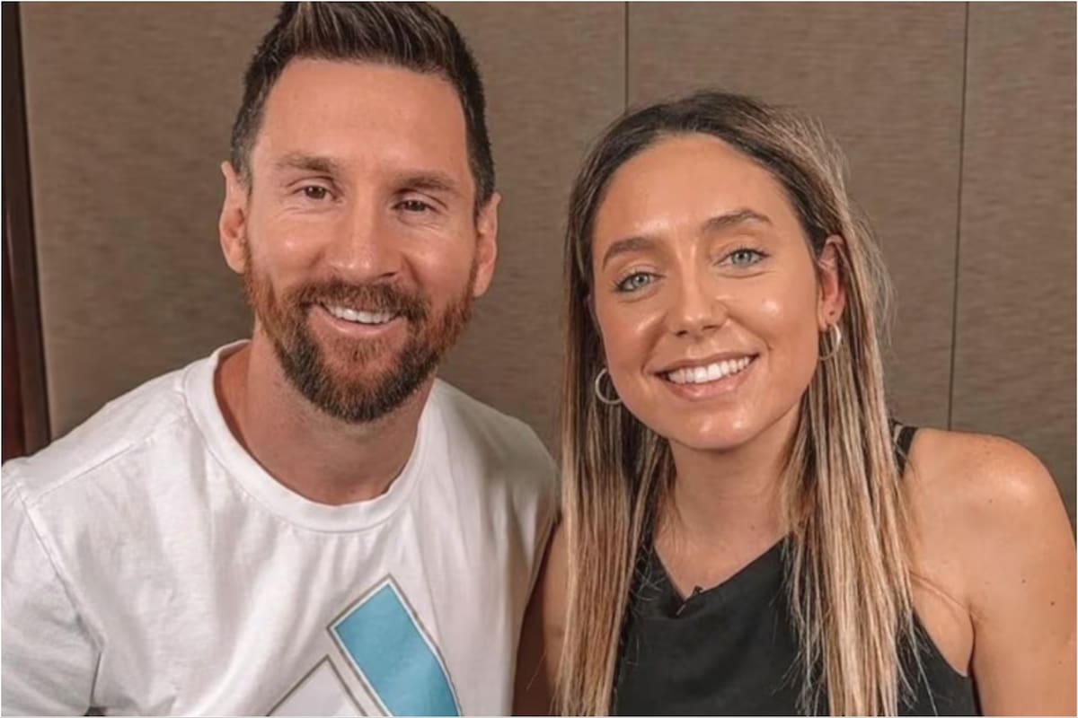 Sofía Martínez recordó la entrevista a Lionel Messi en Qatar