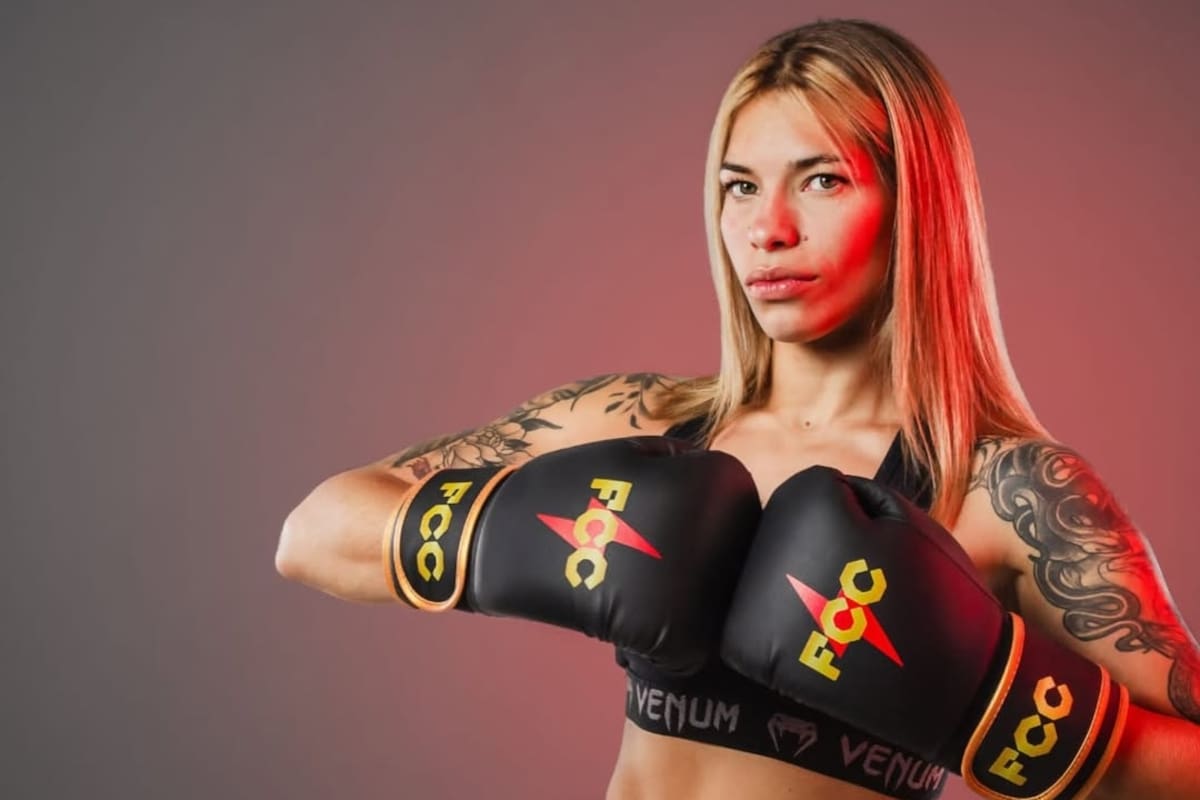 Sofía Montenegro, una de las argentinas contratadas por la compañía UFC, que brilla en las artes marciales mixtas