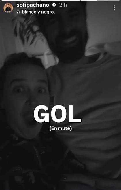 Sofía Pachano compartió cómo vivió el partido de la selección argentina