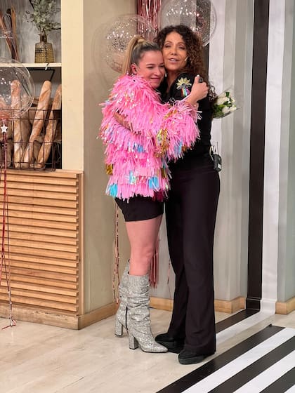 Sofía Pachano también recibió la visita de Patricia Sosa