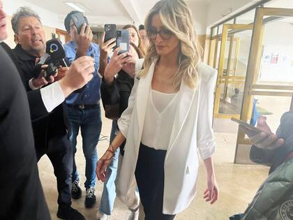Sofía Pachi llega a los tribunales de Comodoro Py