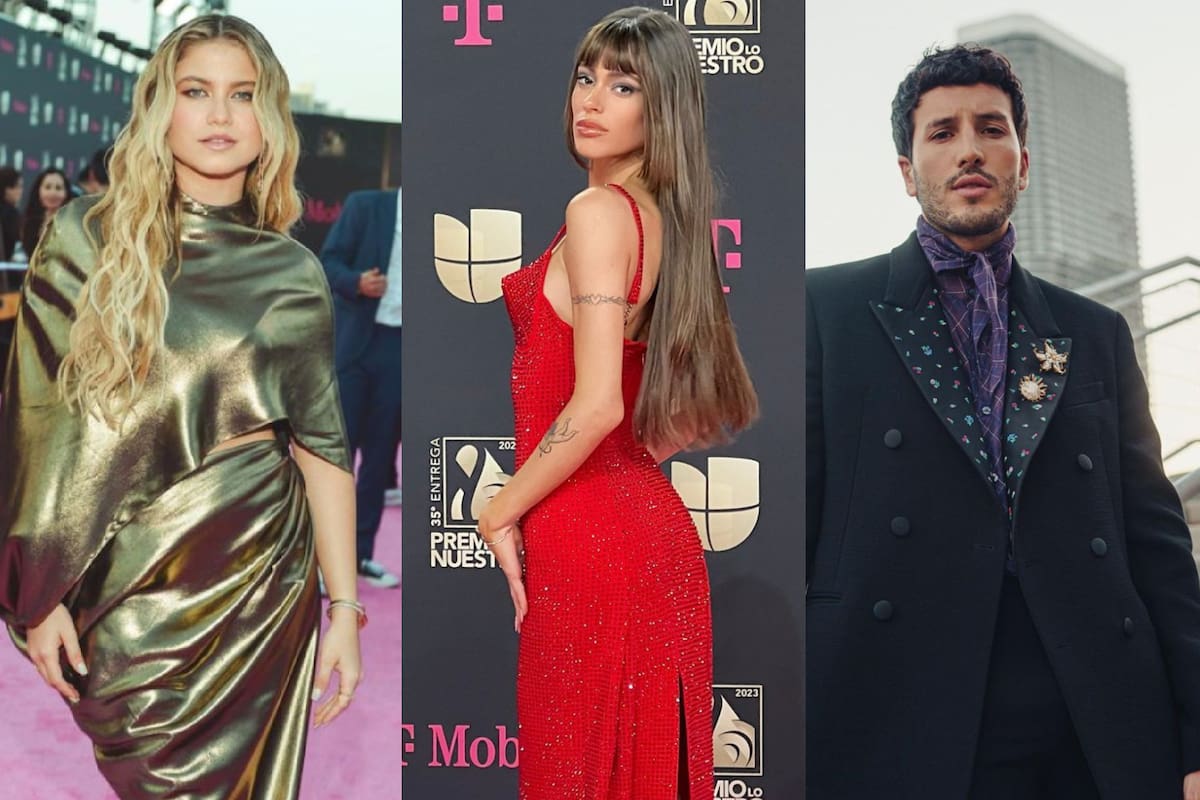 Sofía Reyes, Tini Stoessel y Sebastián Yatra en los Premios Lo Nuestro 2023