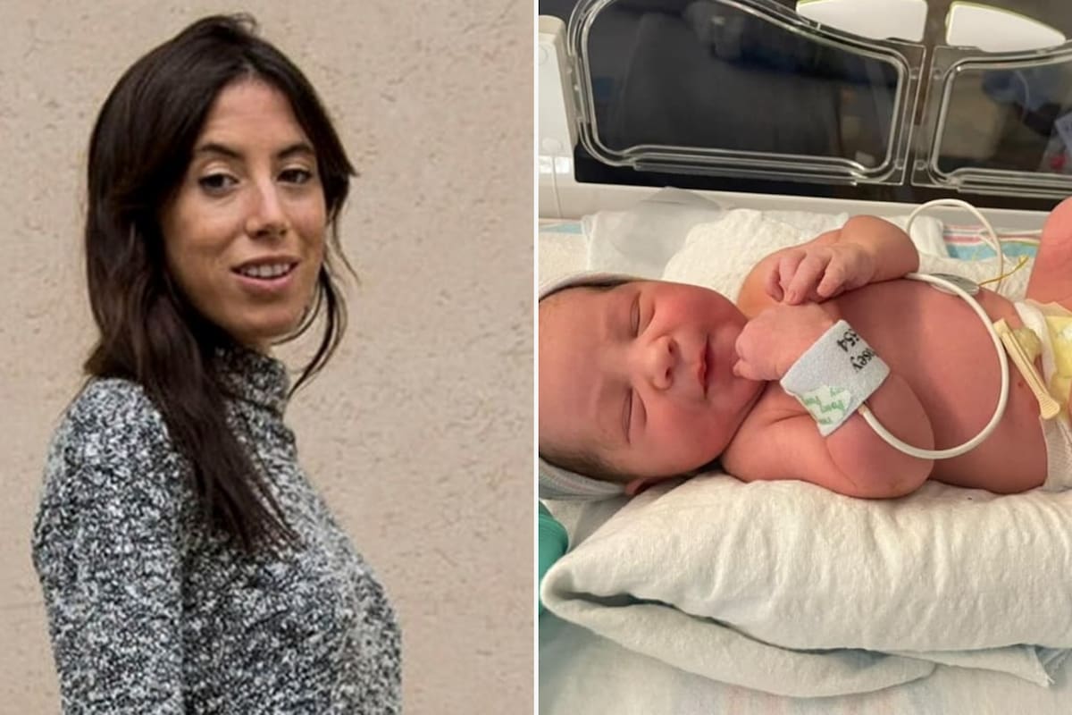 Sofía Sarkany pudo conocer a su hijo