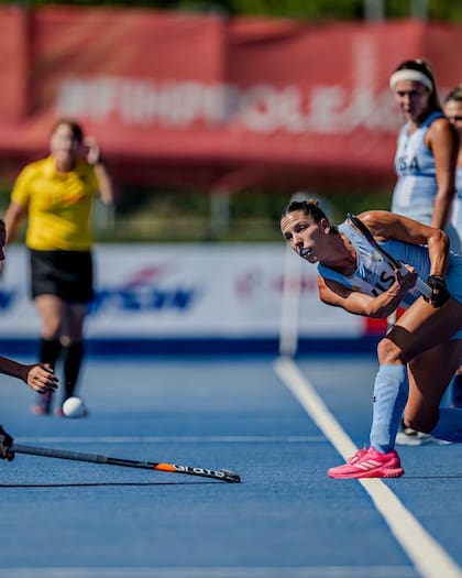Sofía Toccalino es una de las jugadoras de más experiencia en el plante de las Leonas mundialistas