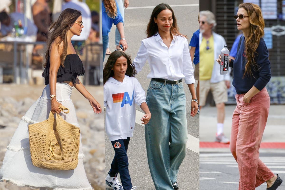 Sofía Vergara deslumbró en Ibiza; Katie Holmes paseó por Nueva York y Zoe Saldaña asistió al desfile por el Día de la Independencia de EE.UU.