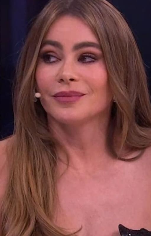 Sofia Vergara, incómoda en una charla de la que salió airosa