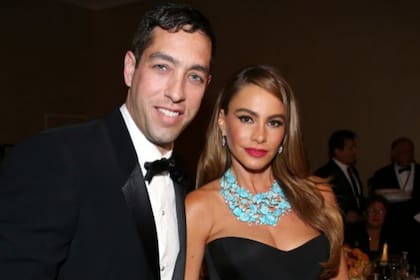 Sofía Vergara junto a su ex, Nick Loeb