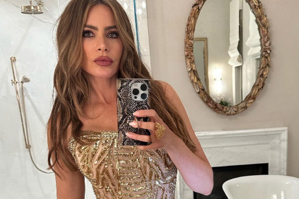 Sofía Vergara presumió su vestido y un detalle sorprendió a todos