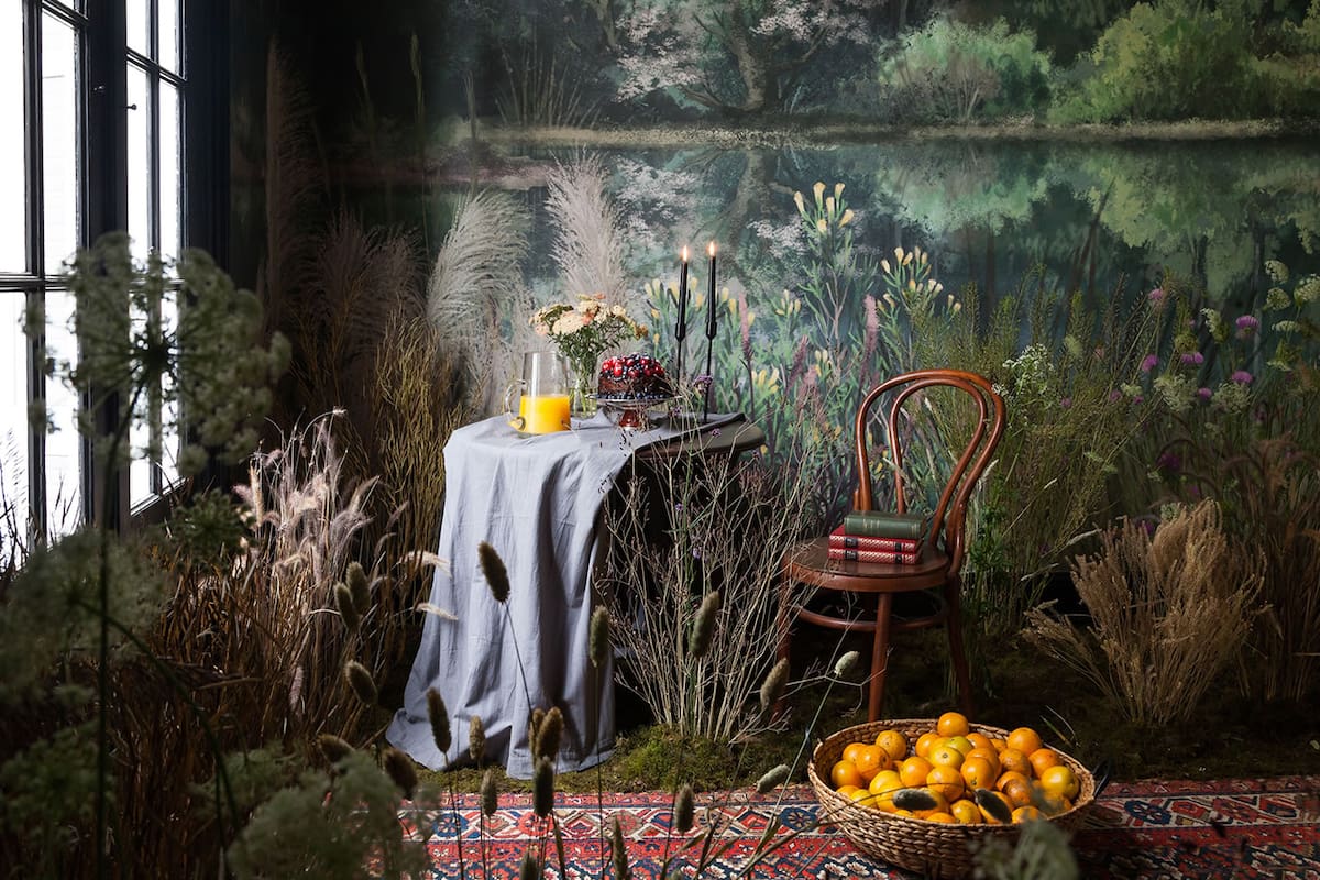 Sofía Willemoes participará con sus empapelados de la Noche del Diseño