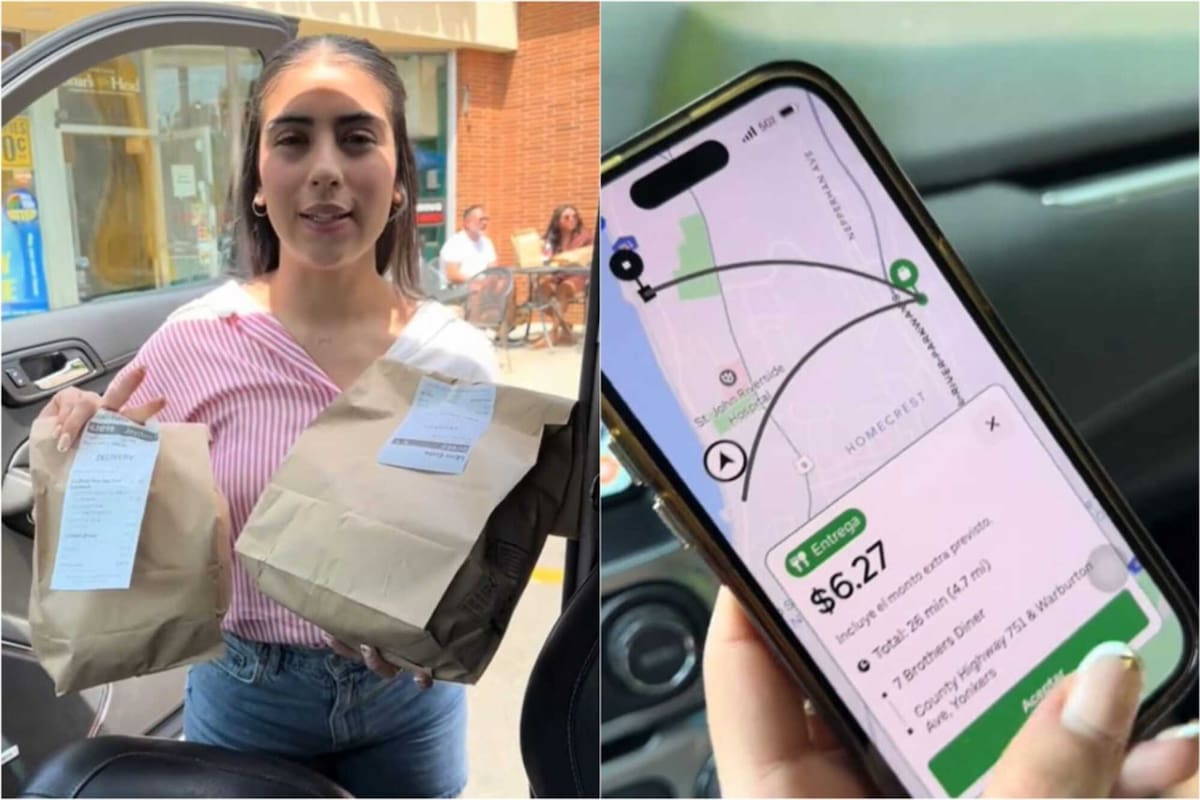 Sofía y Juan aprovechan sus ratos libres para generar un ingreso extra en Uber Eats en Nueva York
