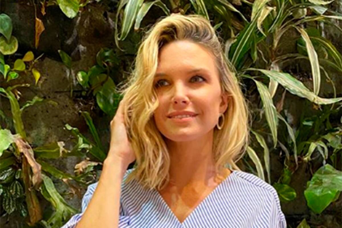 Sofía Zámolo compartió en las redes una tierna foto en la que se ve su incipiente pancita de embarazada