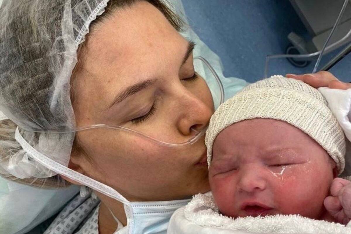 Sofía Zámolo y su hija California