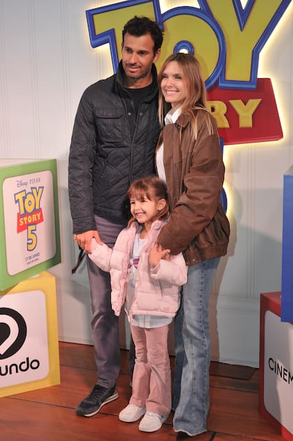 Sofía Zámolo y una salida familiar con su marido, José Félix Uriburu, y su hija California