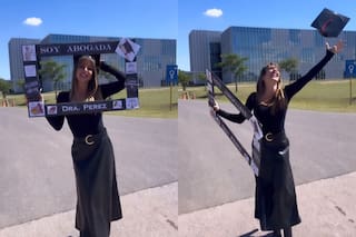 Sol Pérez se recibió de abogada y mostró cómo festejó en sus redes
