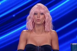 Sol Pérez sorprendió con su pelo rosado en Gran Hermano este martes por la noche. Captura/Telefe