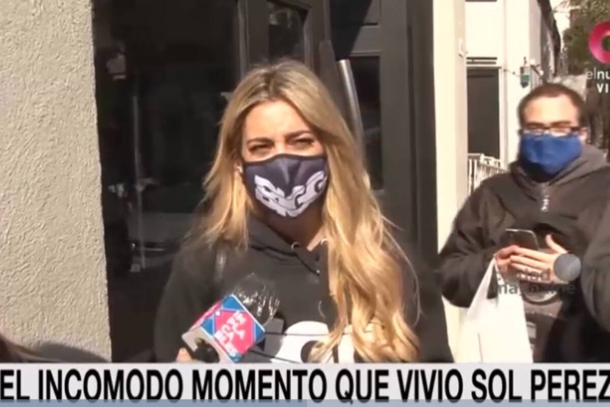 Sol Pérez vivió una confusa situación cuando se dirigía a su trabajo y un hombre casi se sube a su auto.