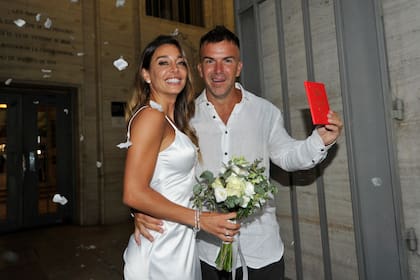 Sol Pérez y Guido Mazzoni se casaron en una boda civil