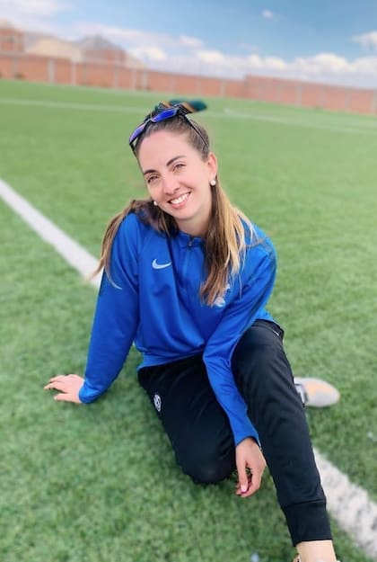 Sol Riveira es profesora de educación física y en la actualidad trabaja como niñera de una niña rusa en la Argentina