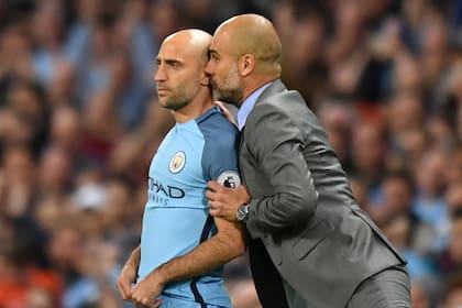 Solamente durante una temporada Zabaleta fue dirigido por Guardiola, tiempo suficiente para que la lateral concluya: "Está muy por arriba de la media"