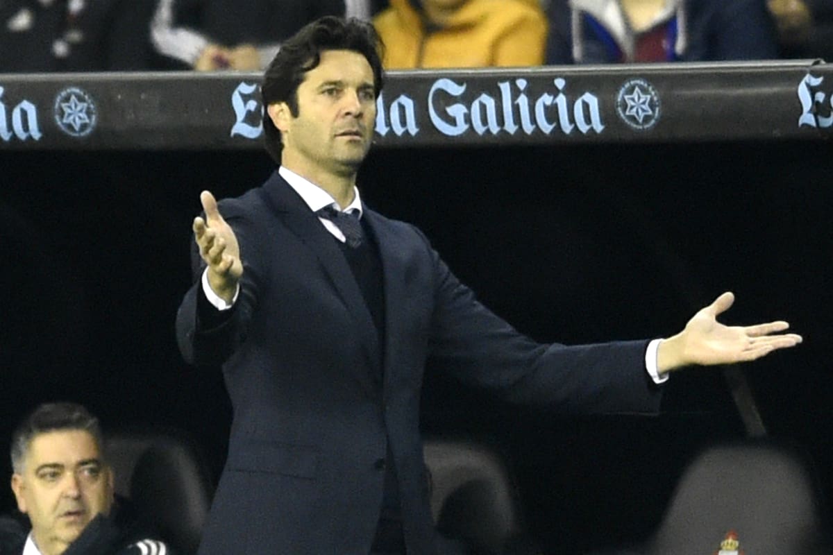 Solari, en su flamante función de entrenador de Real Madrid