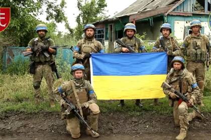 Soldados ucranianos recuperaron el control de algunos pueblos en la región oriental de Donetsk.