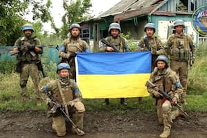 Soldados ucranianos recuperaron el control de algunos pueblos en la región oriental de Donetsk.