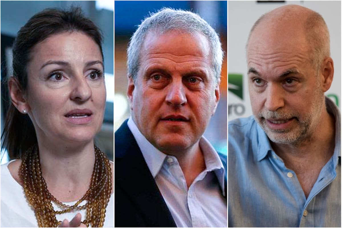 Soledad Acuña, Jaime Perczyk y Horacio Rodríguez Larreta