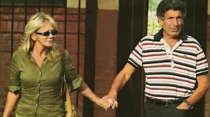 Soledad Silveyra y "Chacho" Álvarez.