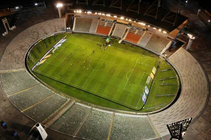 Solitario: así se vio el José María Minella durante el cotejo entre Aldosivi y Racing