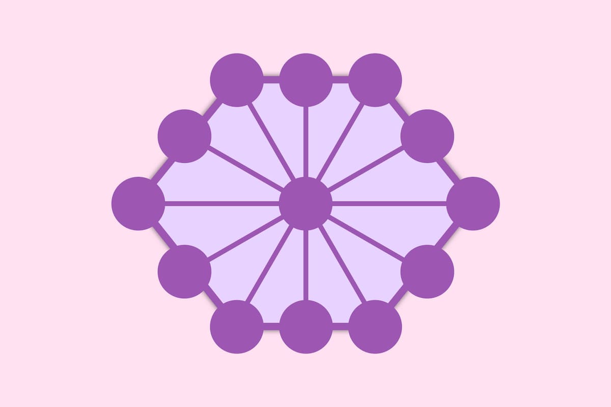 Solo podés usar los números del 1 al 13 para llenar todas las posiciones del polígono