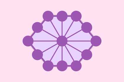 Solo podés usar los números del 1 al 13 para llenar todas las posiciones del polígono