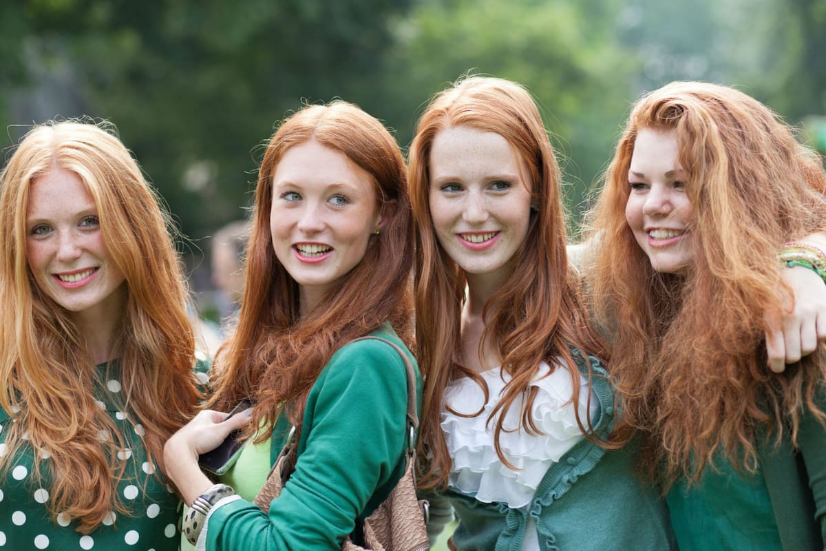 Solo uno de cada 100 habitantes a nivel global es pelirrojo.