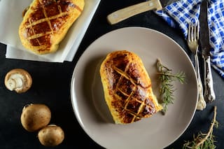 Solomillo vegano de champiñones y castañas