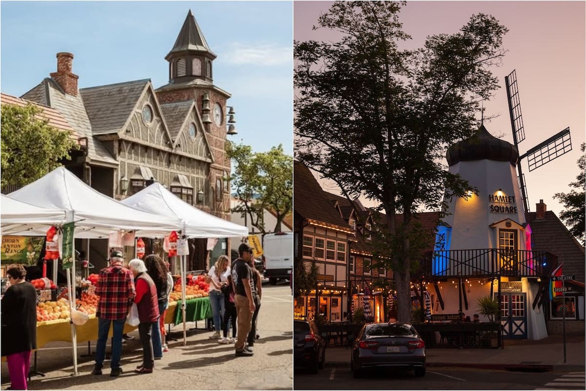 Solvang, el pueblo danés que se ubica en California, a 210 km de Los Ángeles