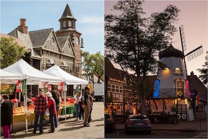 Solvang, el pueblo danés que se ubica en California, a 210 km de Los Ángeles