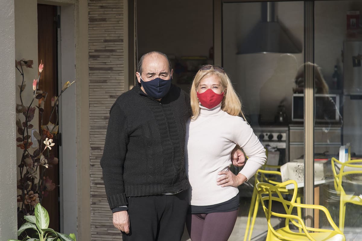 "Somos un matrimonio muy unido, siempre estamos juntos y me sentí muy mal por haberla contagiado", dice José Luis Ramírez sobre su esposa Stella Maris