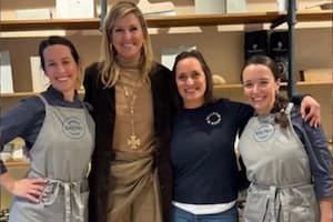 Son argentinas, tienen una pastelería en Ámsterdam y la reina Máxima las visitó de imprevisto