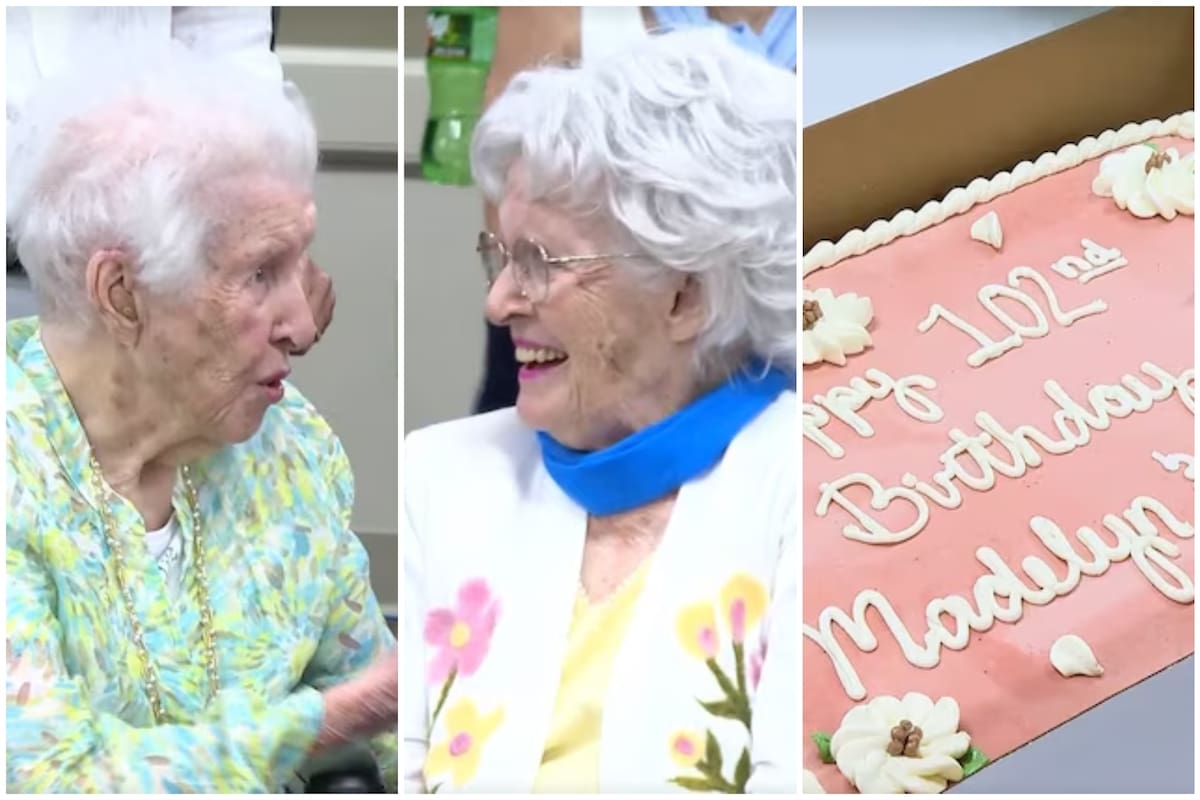 Son gemelas y revelaron su secreto de longevidad tras cumplir 102 años