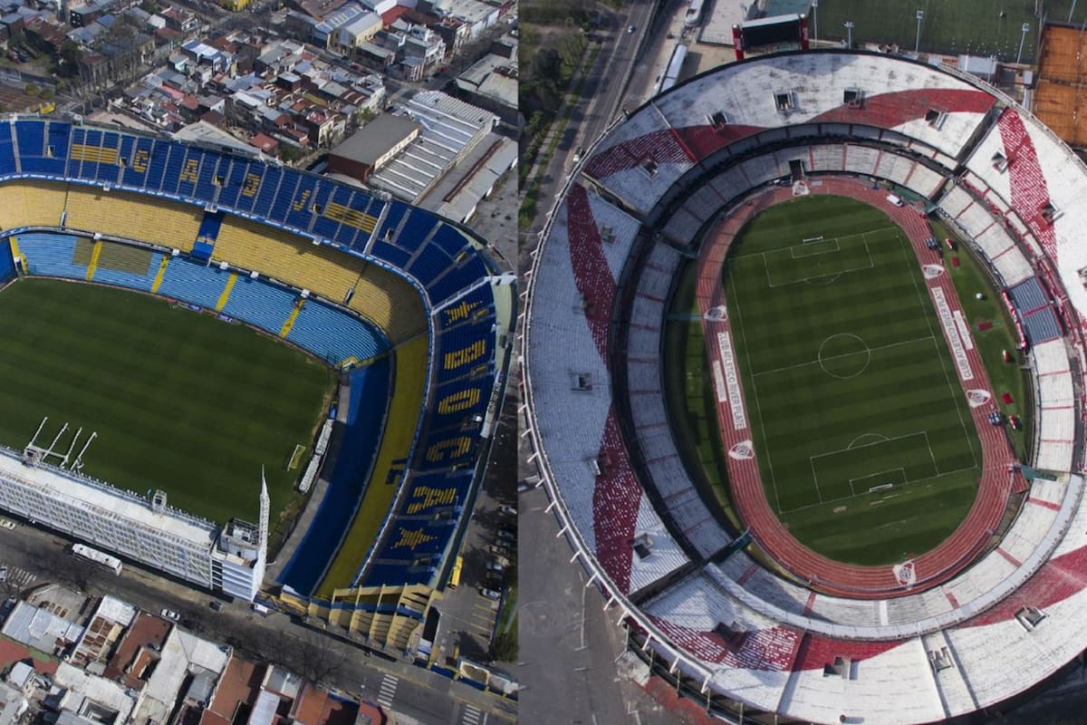 Son los dos estadios más importantes del fútbol argentino. Fuente: CNN