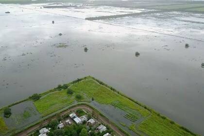 Son miles las hectáreas bajo el agua en el norte de Santa Fe