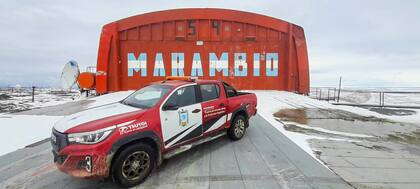 Son seis las pick up de Toyota operativas en las bases argentinas en la Antártida