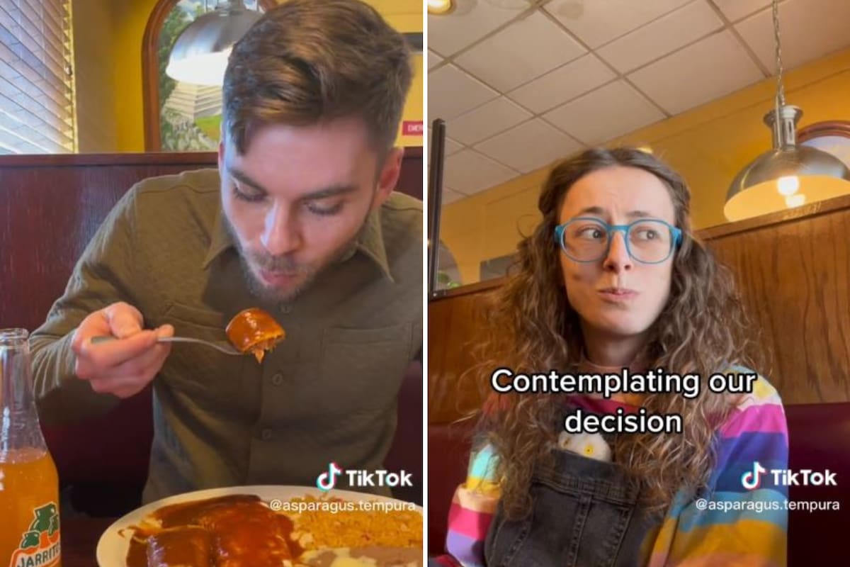 Son vegetarianos, comieron carne después de siete años y su reacción fue genuina