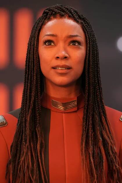 Sonequa Martin-Green como la capitana Michael Bunham en Star Trek: Discovery