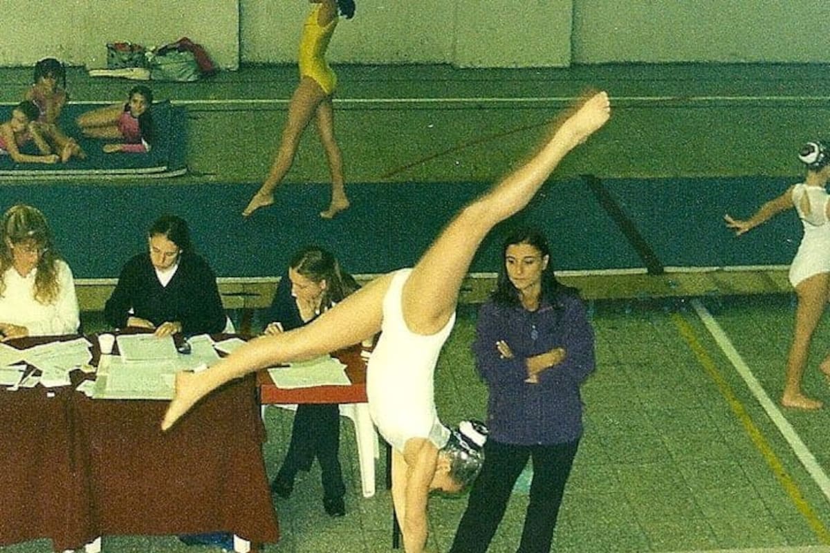 Sonia en un torneo ejerciendo como jueza