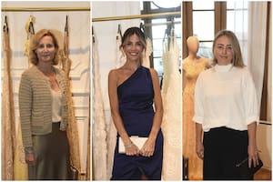 Sonia Lalanne, María Belén Ludueña y Zoia Klymenko